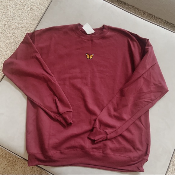 n e w | butterfly crewneck 🦋💙 - Picture 4 of 8